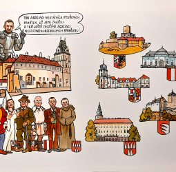 Karikatura Asociace nestátních historických strašidel